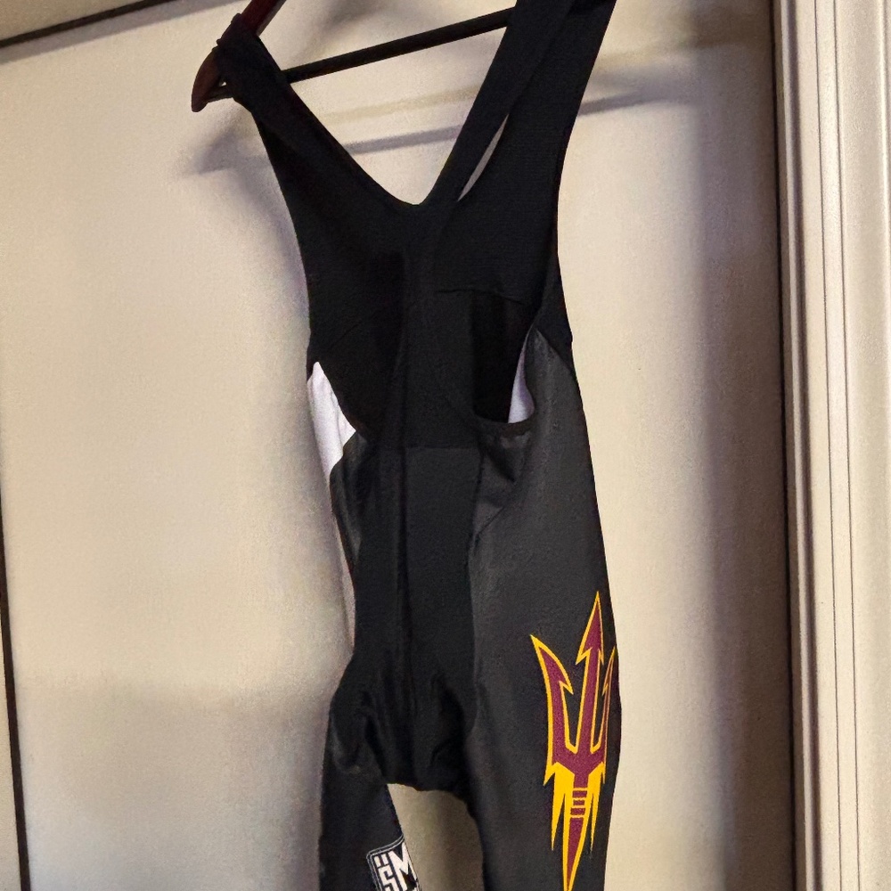 Awesome mens small SMS Santini cycling bib with Arizona State logo